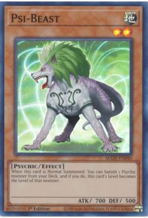 Psi-Beast - MAZE-EN040 - Super Rare