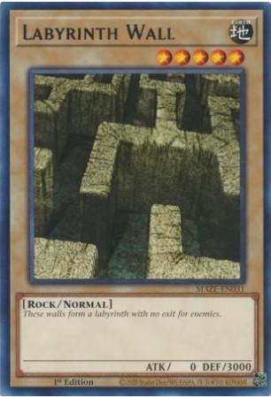 Labyrinth Wall - MAZE-EN031 - Rare