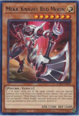 Mekk-Knight Red Moon - MAZE-EN045 - Rare