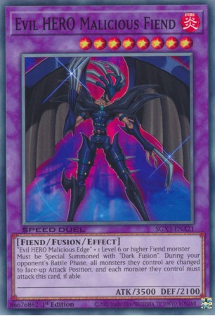 Evil HERO Malicious Fiend - SGX3-ENA21 - Common