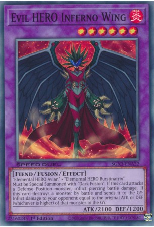 Evil HERO Inferno Wing - SGX3-ENA22 - Common