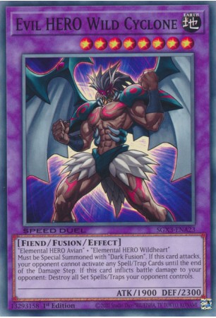 Evil HERO Wild Cyclone - SGX3-ENA23 - Common