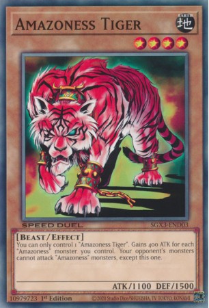 Amazoness Tiger - SGX3-END03 - Common