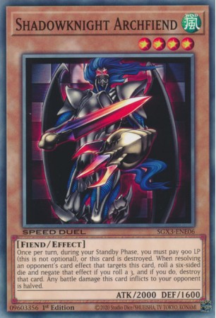 Shadowknight Archfiend - SGX3-ENE06 - Common