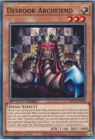 Desrook Archfiend - SGX3-ENE08 - Common