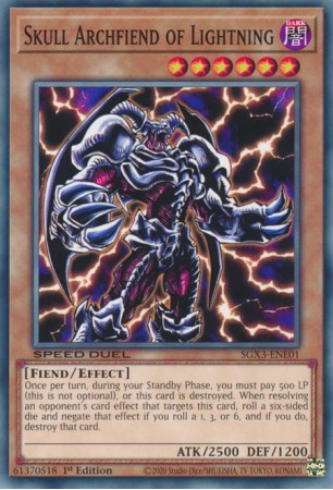 Skull Archfiend of Lightning - SGX3-ENE01 - Common