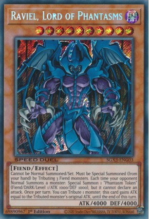 Raviel, Lord of Phantasms - SGX3-ENG03 - Secret Rare