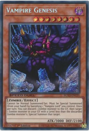 Vampire Genesis - SGX3-ENC01 - Secret Rare