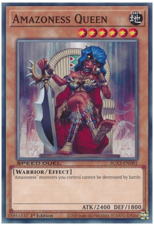 Amazoness Queen - SGX3-END01 - Secret Rare