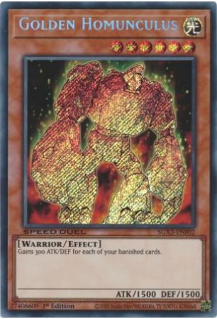 Golden Homunculus - SGX3-ENF02 - Secret Rare