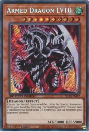 Armed Dragon LV10 - SGX3-ENI27 - Secret Rare