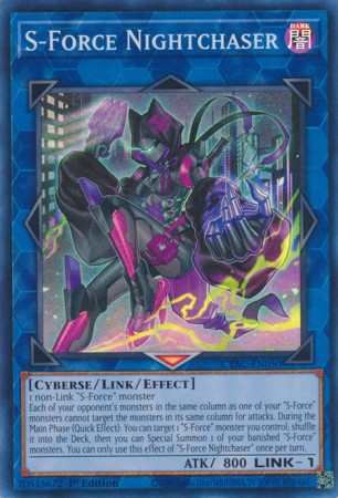 S-Force Nightchaser - CYAC-EN050 - Super Rare