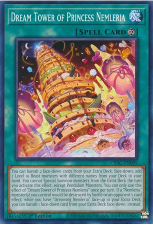 Dream Tower of Princess Nemleria - CYAC-EN059 - Common