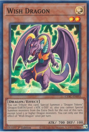 Wish Dragon - CYAC-EN093 - Super Rare