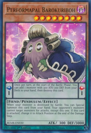 Performapal Barokuriboh - BLMR-EN030 - Ultra Rare