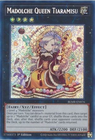 Madolche Queen Tiaramisu - BLMR-EN076 - Secret Rare