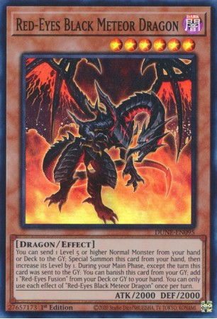 Red-Eyes Black Meteor Dragon - DUNE-EN95 - Super Rare