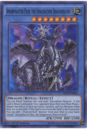 Amorphactor Pain, the Imagination Dracoverlord - SHVI-EN044 - Super Rare