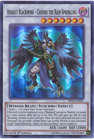 Assault Blackwing - Chidori the Rain Sprinkling - SHVI-EN051 - Super Rare