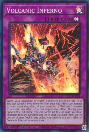 Volcanic Inferno - LD10-EN024 - Super Rare