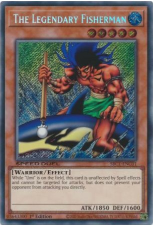 The Legendary Fisherman - SBC1-ENC01 - Secret Rare