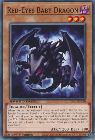 Red-Eyes Baby Dragon - SBC1-ENI10 - Common