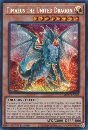 Timaeus the United Dragon - MP23-EN003 - Prismatic Secret Rare