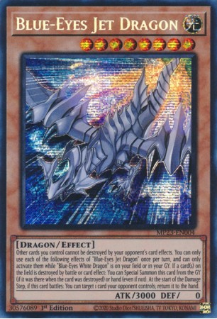 Blue-Eyes Jet Dragon - MP23-EN004 - Prismatic Secret Rare