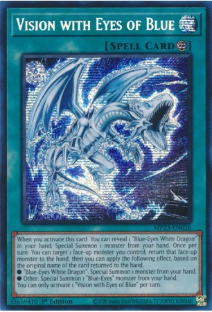 Vision with Eyes of Blue - MP23-EN026 - Prismatic Secret Rare