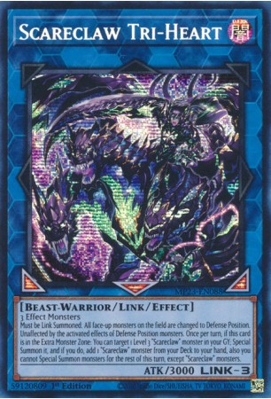 Scareclaw Tri-Heart - MP23-EN088 - Prismatic Secret Rare