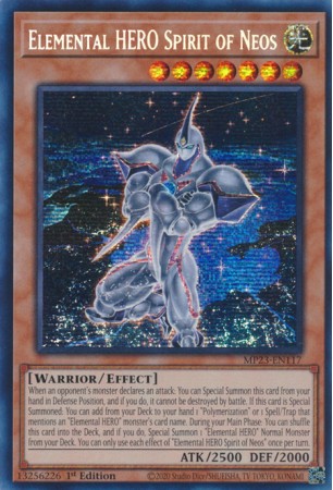 Elemental HERO Spirit of Neos - MP23-EN117 - Prismatic Secret Rare