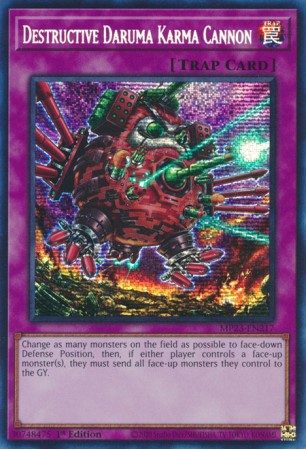 Destructive Daruma Karma Cannon - MP23-EN217 - Prismatic Secret Rare