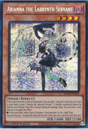 Arianna the Labrynth Servant - MP23-EN229 - Prismatic Secret Rare