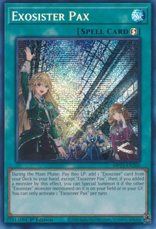 Exosister Pax - MP23-EN260 - Prismatic Secret Rare