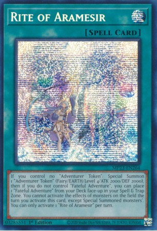 Rite of Aramesir - MP23-EN264 - Prismatic Secret Rare