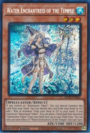 Water Enchantress of the Temple - MP23-EN265 - Prismatic Secret Rare