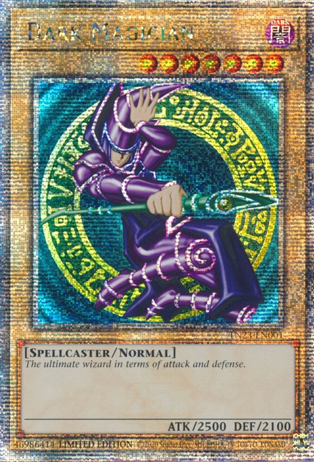 Yugioh Dark factory Magician The Knight Of Dragon Magic (Quarter Century Secret Rare)