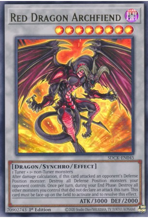 Red Dragon Archfiend - SDCK-EN045 - Ultra Rare