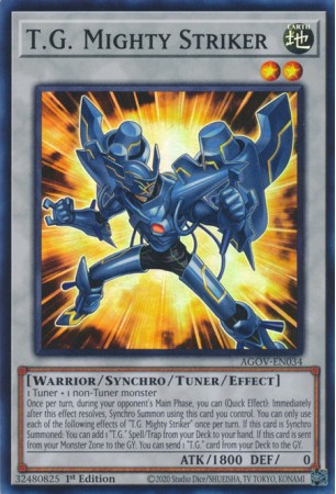 T.G. Mighty Striker - AGOV-EN034 - Super Rare