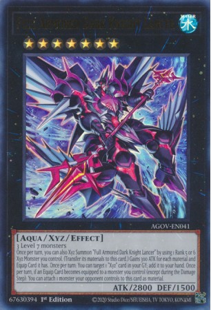 Full Armored Dark Knight Lancer - AGOV-EN041 - Ultra Rare