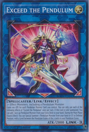 Exceed the Pendulum - AGOV-EN045 - Super Rare