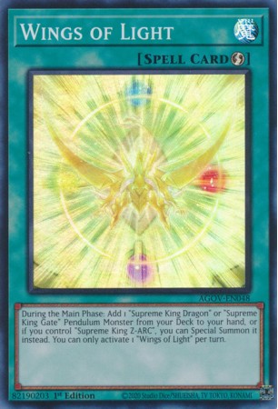 Wings of Light - AGOV-EN048 - Super Rare