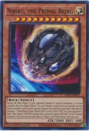 Nibiru, the Primal Being - RA01-EN015 - Super Rare