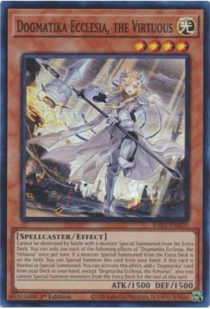 Dogmatika Ecclesia, the Virtuous - RA01-EN020 - Super Rare