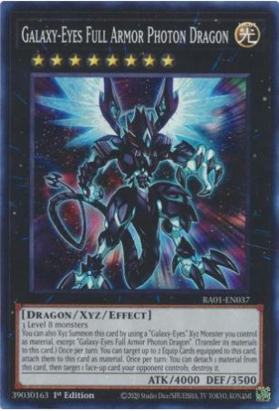 Galaxy-Eyes Full Armor Photon Dragon - RA01-EN037 - Super Rare