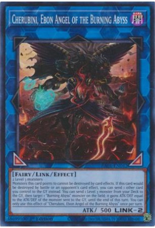 Cherubini, Ebon Angel of the Burning Abyss - RA01-EN042 - Super Rare