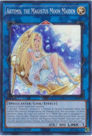 Artemis, the Magistus Moon Maiden - RA01-EN049 - Super Rare