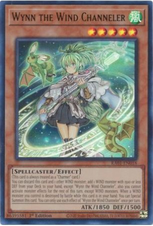 Wynn the Wind Channeler - RA01-EN018 - Ultra Rare