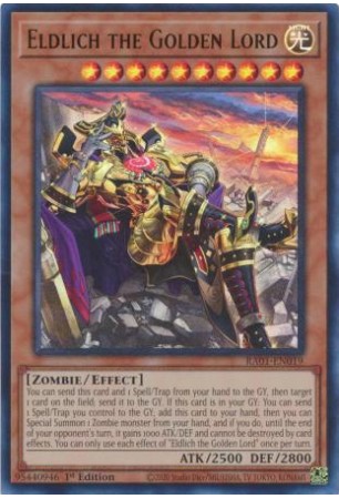 Eldlich the Golden Lord (alt. art) - RA01-EN019 - Ultra Rare