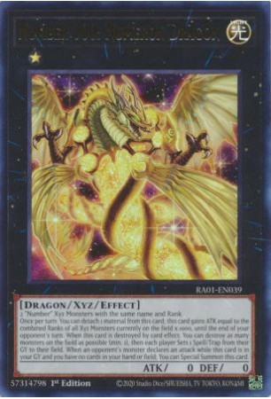 Number 100: Numeron Dragon - RA01-EN039 - Ultra Rare